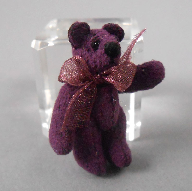 Amatista Micro Mini Suede Bear